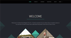 Desktop Screenshot of goshenroadbaptist.org